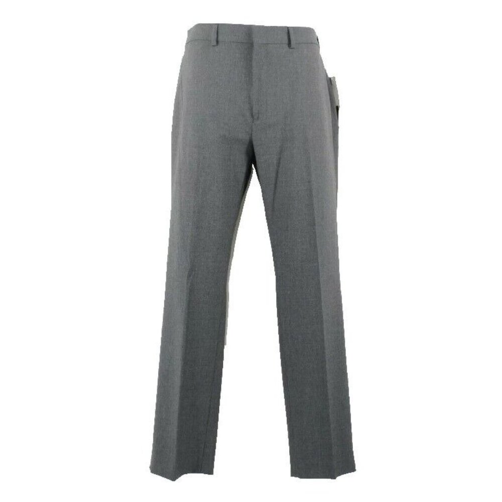 Lauren Slim Fit $95 Sz 34W x 30 Dark Gray Polyester Blend Trouser Pant